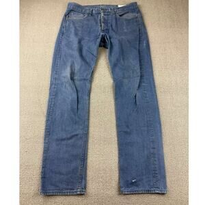 Rag And Bone Jeans Men Size 34 Standard Issue Fit 2 Slim Leg Made In USA Blue